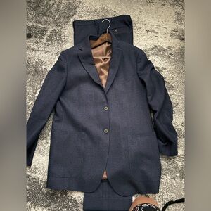 Trabaldo Tonga Suit Supply Navy Blue Suit Jacket and Pants